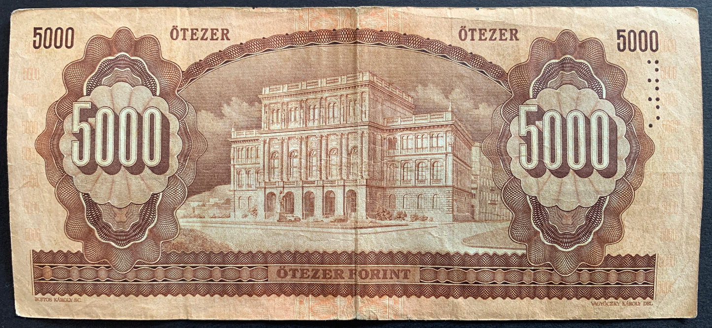 Hungary Vintage Forint Banknote Bundle F-VF