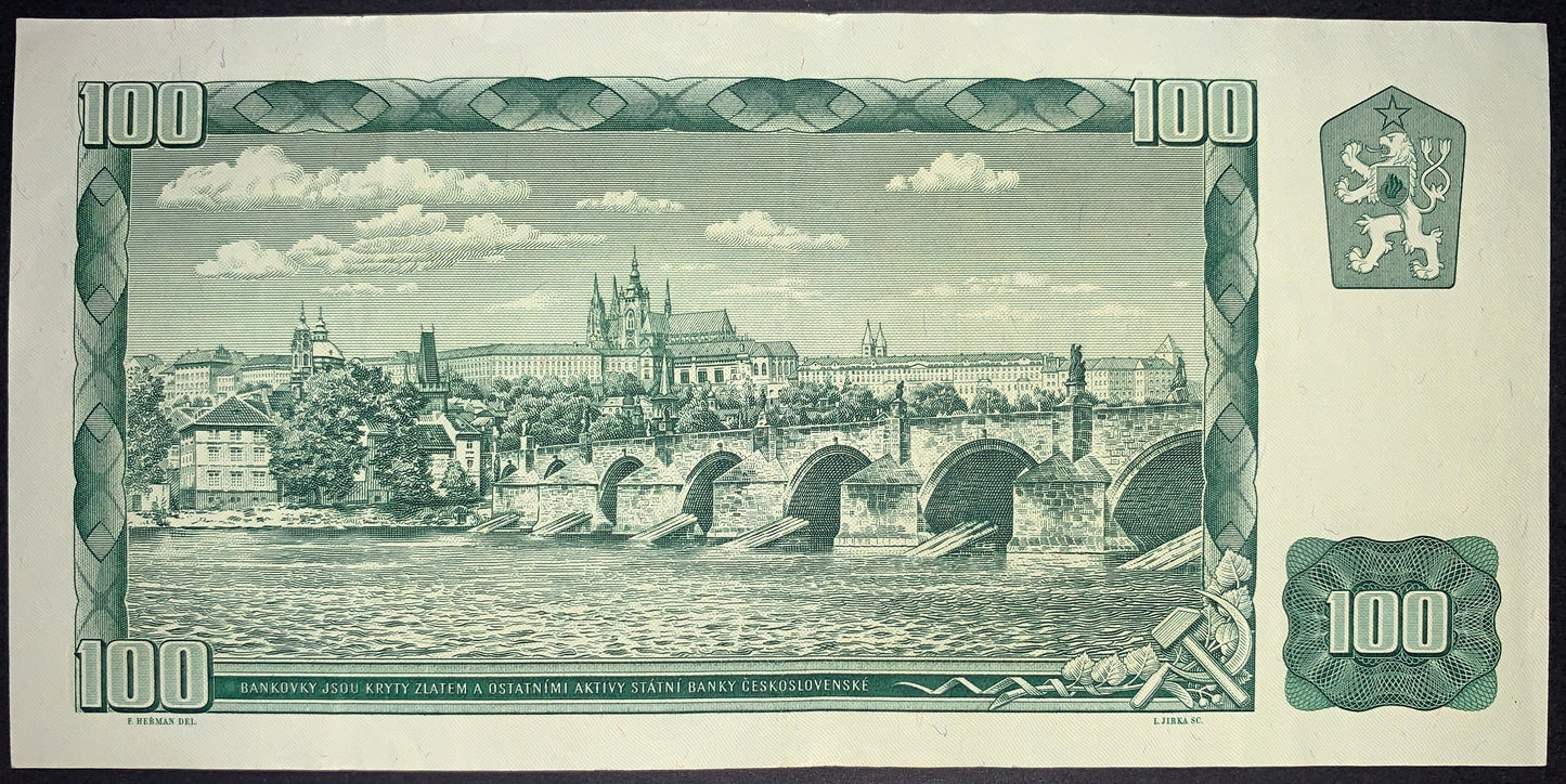 Czechoslovakia 100 Korun 1961 (1990) P-91c VF
