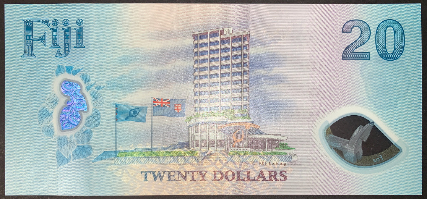 Fiji UNC Polymer Dollar Bundle