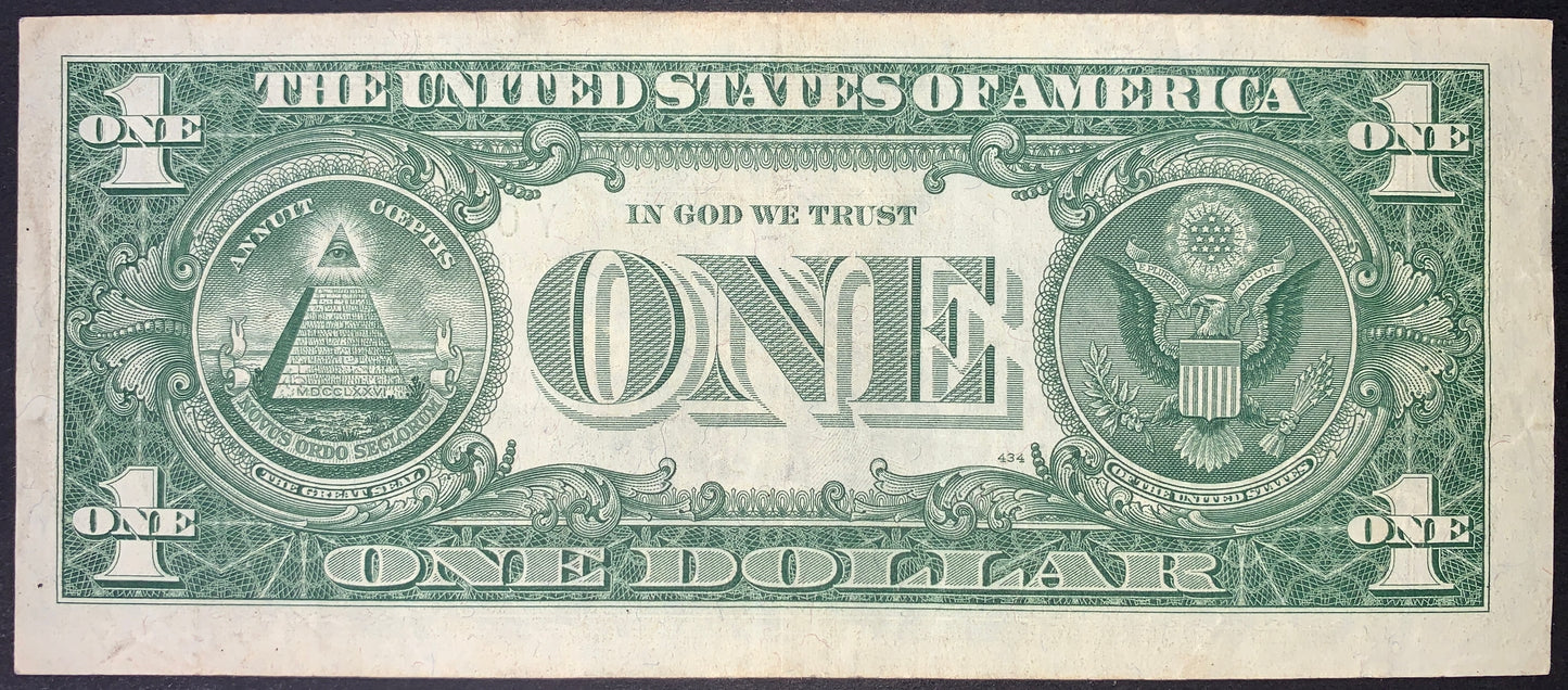 USA 1 Dollar Silver Certificate 1957 B P-419 VF