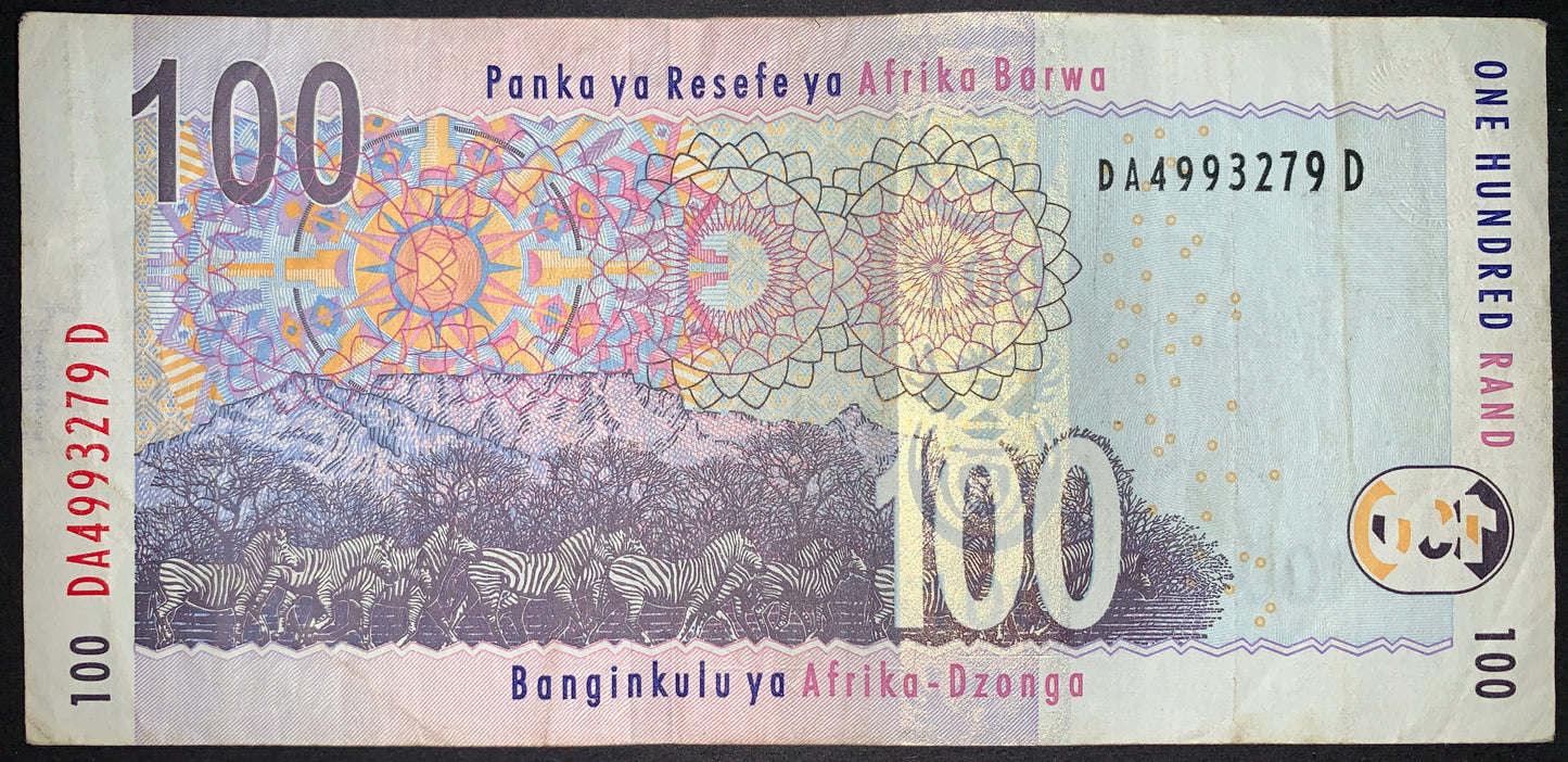 South African Big Five Wildlife Banknote Pair