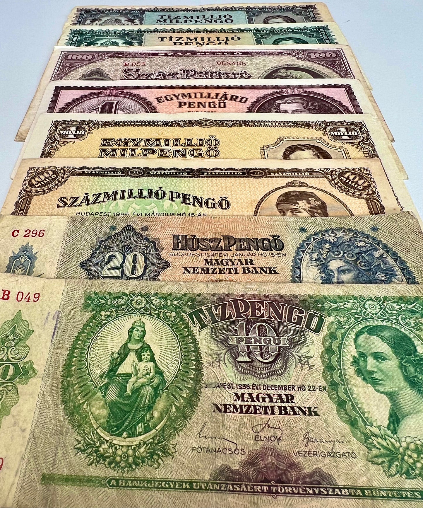 Starter Pack - Hungary Pengo World War II and Inflation Era Collection Pack