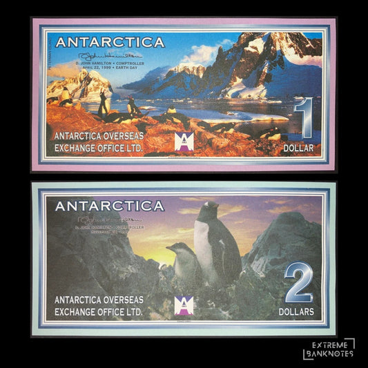 Antarctica Dollar UNC Pair