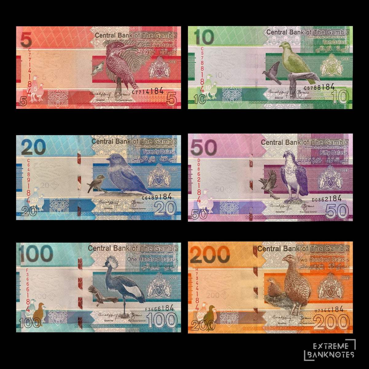 Gambia UNC Bundle