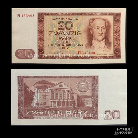 Germany 20 Mark 1964 P-24 XF – front and back