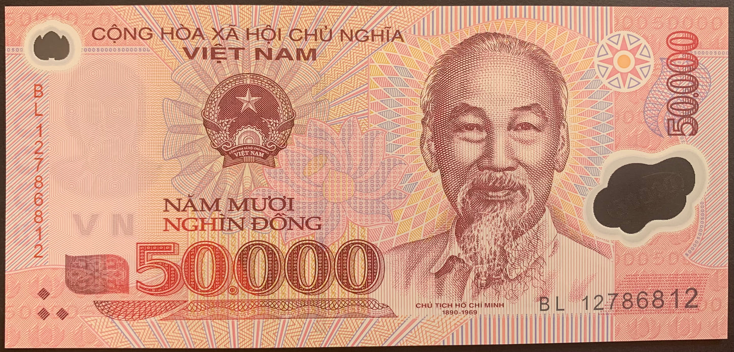 Vietnam 50 000 Dong 2012 P-121i UNC