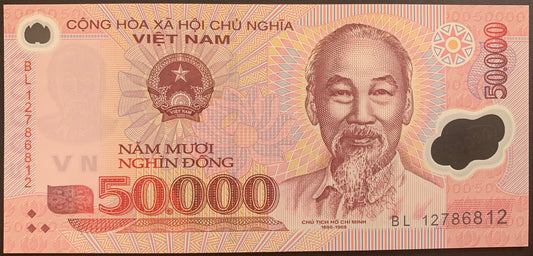 Vietnam 50 000 Dong 2012 P-121i UNC