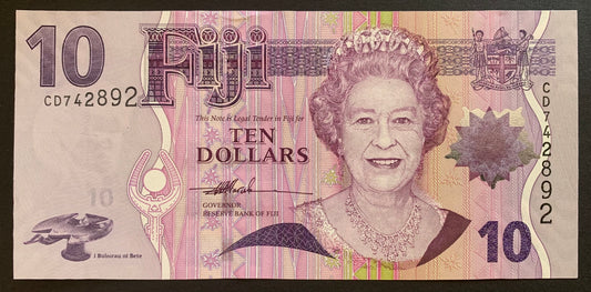 Fiji 10 Dollars ND (2007) UNC P-111