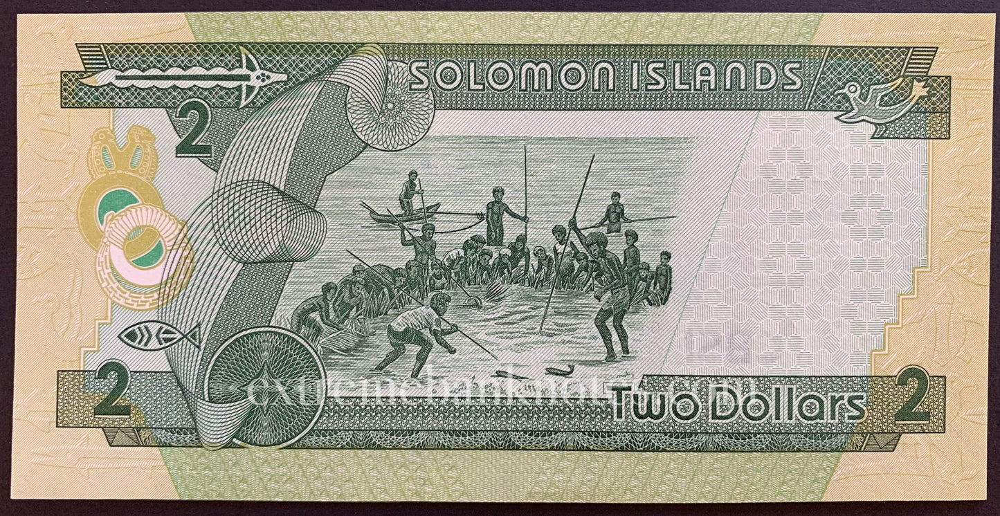 Solomon Islands 2 Dollars ND (2011) P25 UNC
