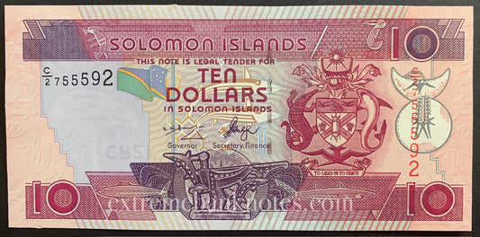 Solomon Islands 10 Dollars ND (2005-2011) P-27 UNC