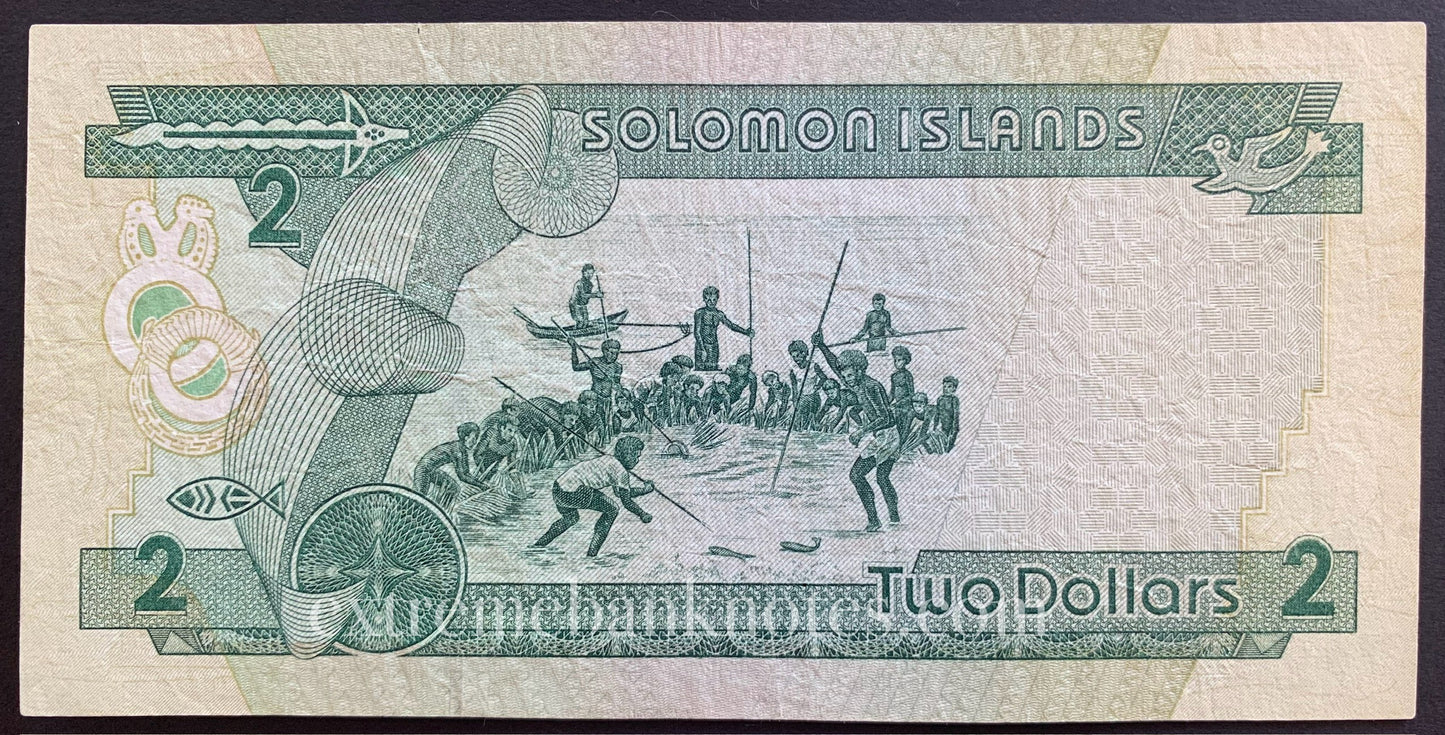 Solomon Islands 2 Dollars 1997 P-18 VF