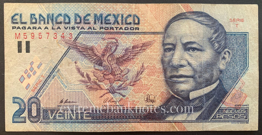 Mexico 20 Nuevos Pesos 1992 P-100 VF