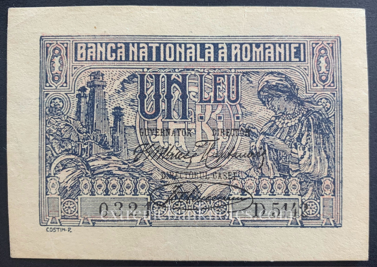 Romania 1 Leu 1920 P-26 XF