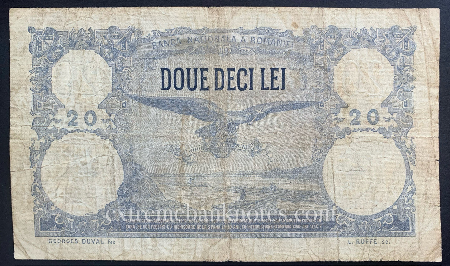 Romania 20 Lei 1920 P-20 F