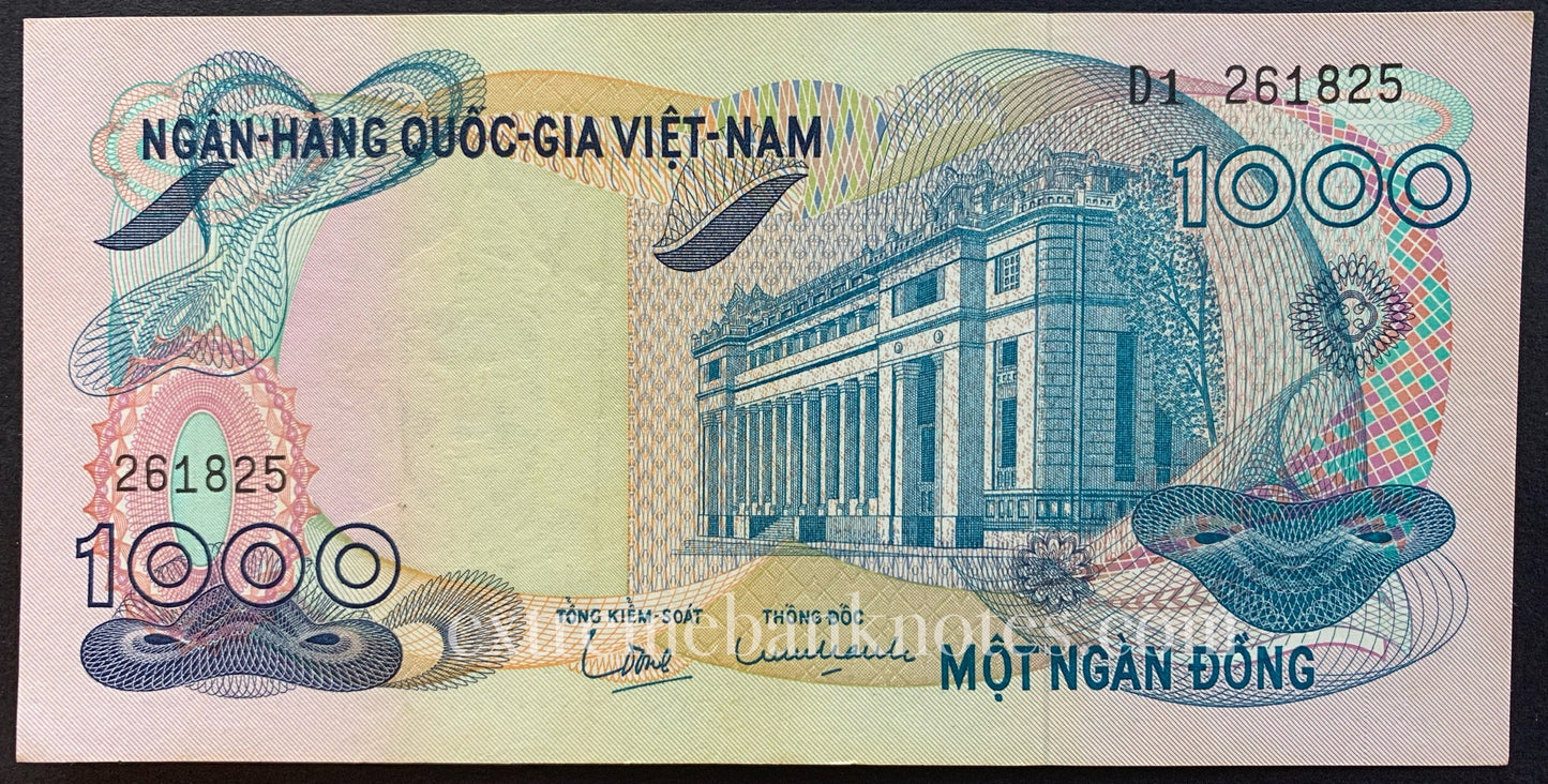 Vietnam 1000 Dong ND (1971) P-29 aUNC