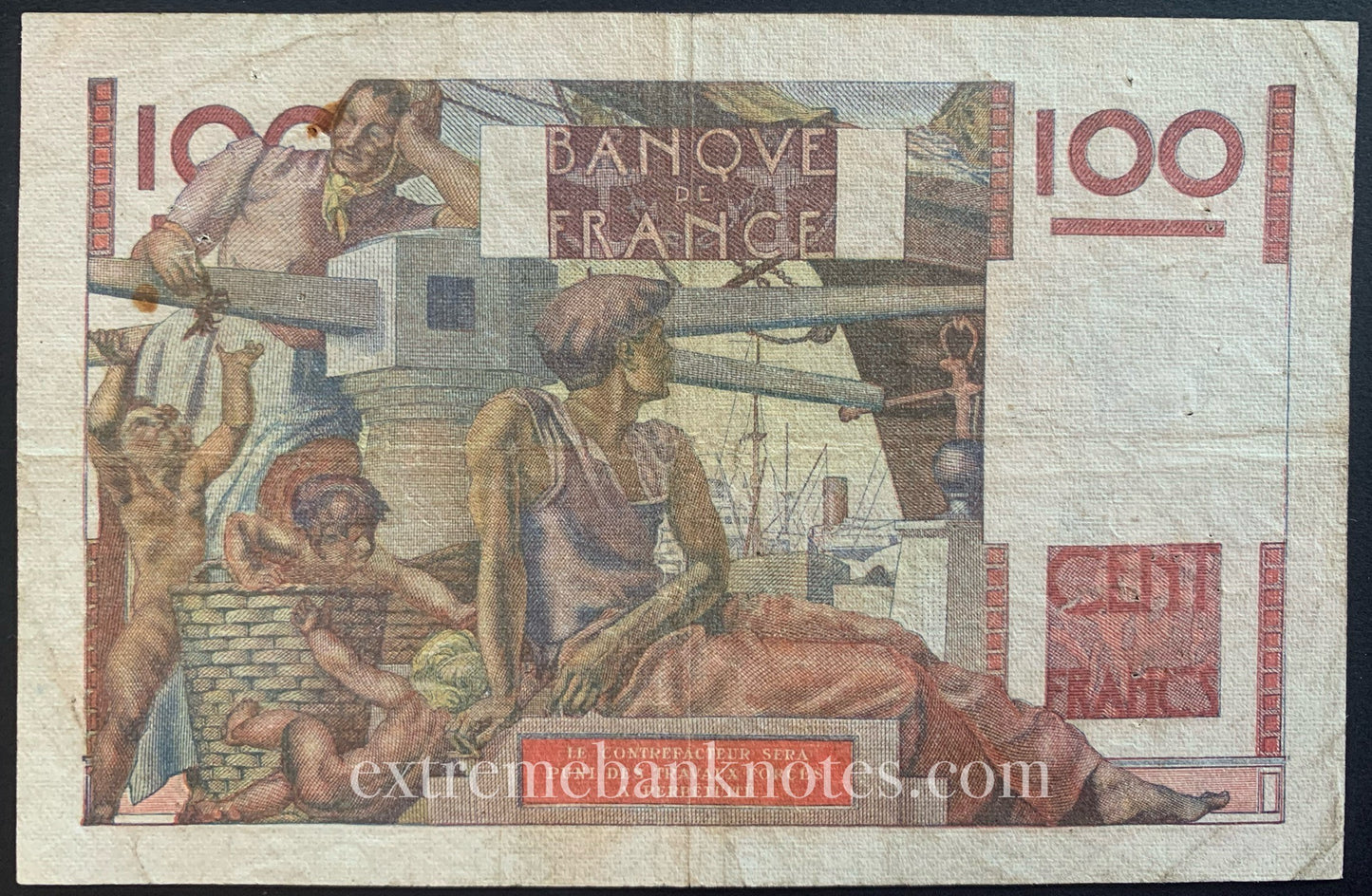 France 100 Francs 1946 P-128b F