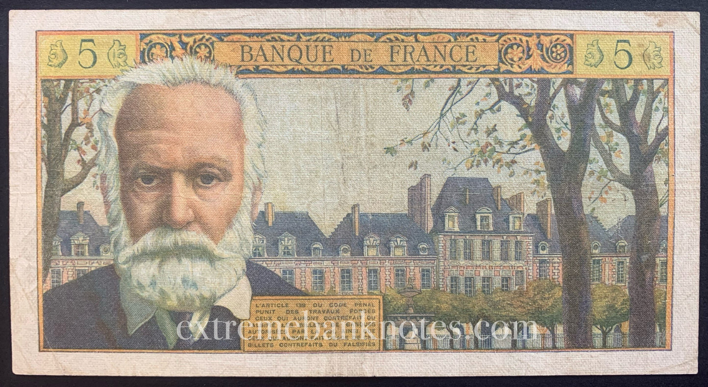 France 5 Francs 1959 P-141a VF