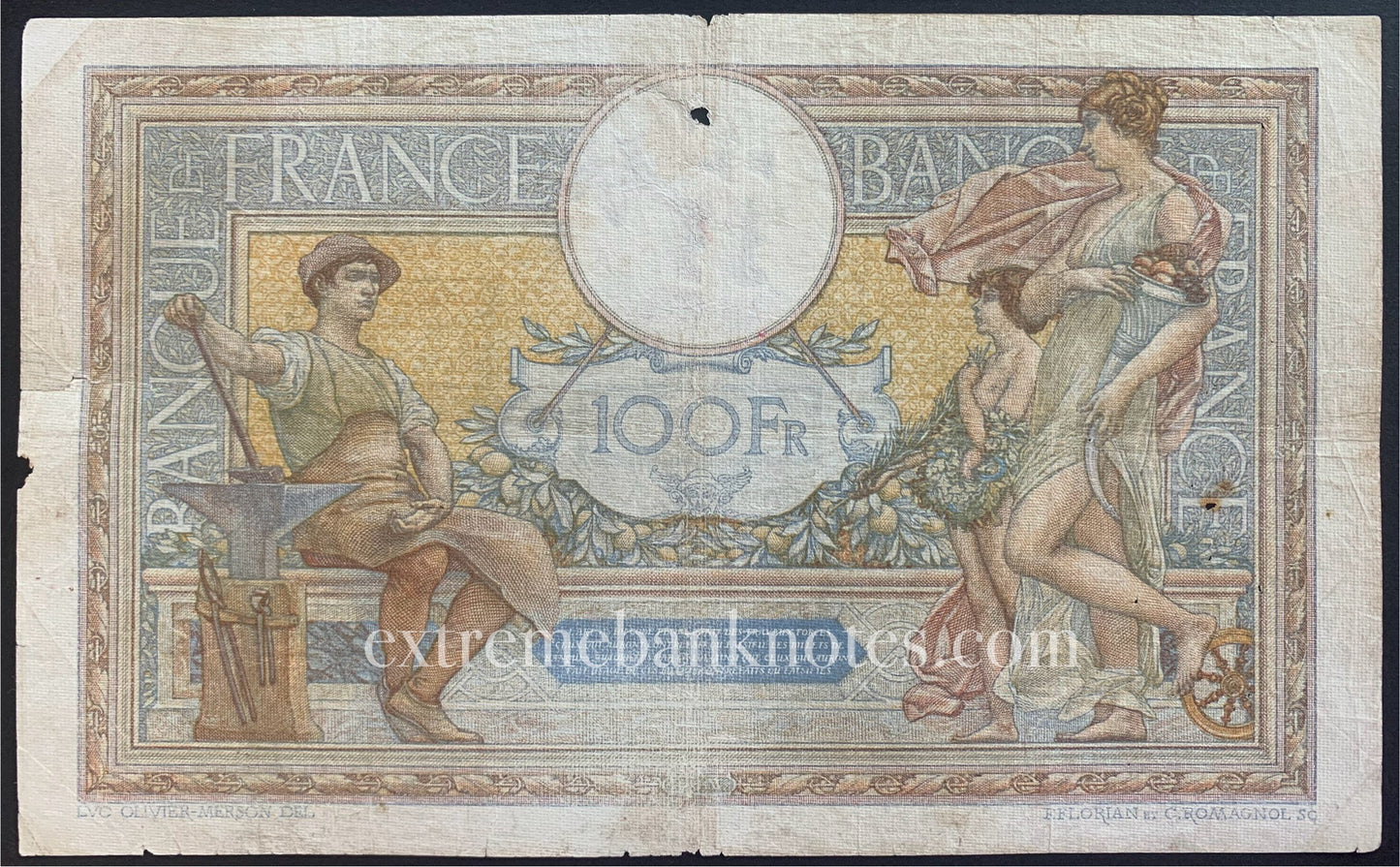 France 100 Francs 1935 P-78c G