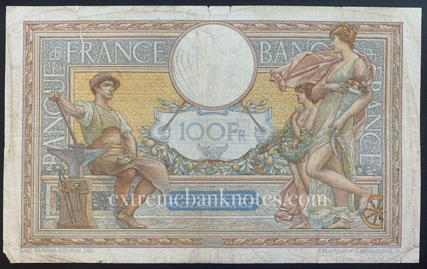 France 100 Francs 1936 P-78c G
