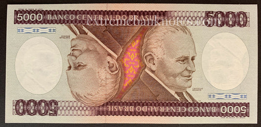 Brazil 5000 Cruzeiros ND (1984) P-202c UNC