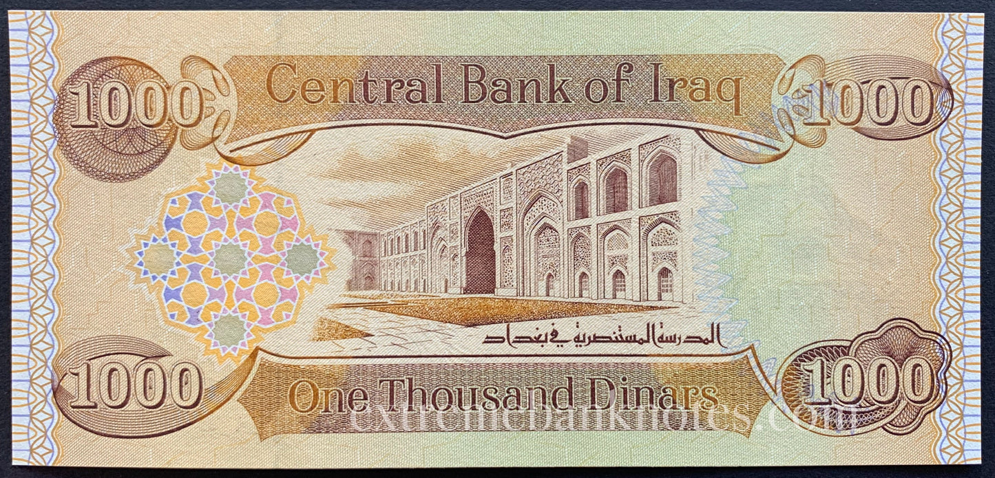 Iraq 1000 Dinars 2003 P-93a UNC