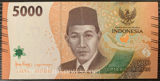 Indonesia 5000 Rupiah 2022 P-619 aUNC