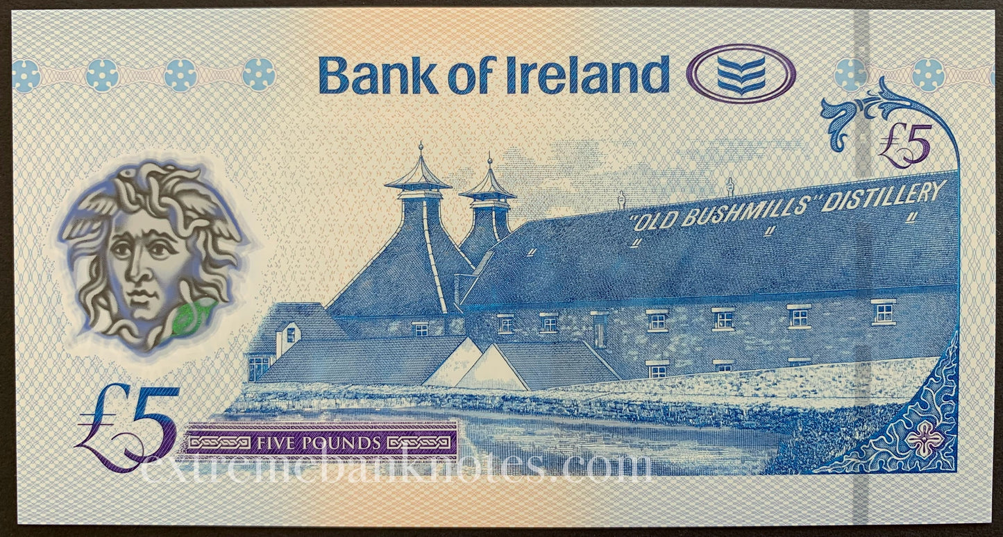 Northern Ireland 5 Pounds Sterling 2017 P-90 UNC