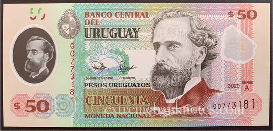Uruguay 50 Pesos Uruguayos 2020 P-102 UNC