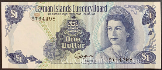 Cayman Islands 1 Dollar 1974 P-5c UNC