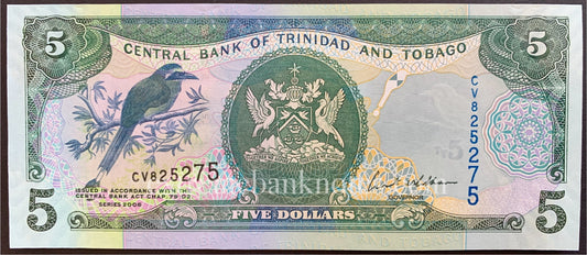 Trindad and Tobago 5 Dollars 2006 P-47 UNC
