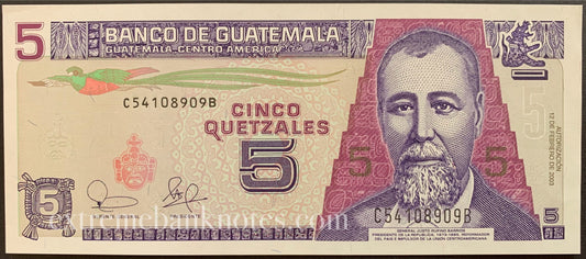 Guatemala 5 Quetzales 2003 P-106a UNC