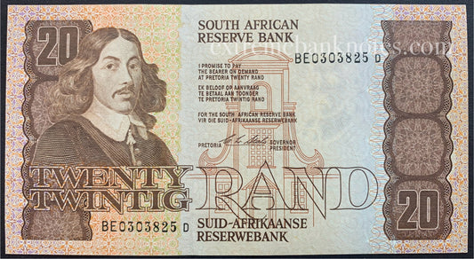 South Africa 20 Rand ND (1990) P-121e XF