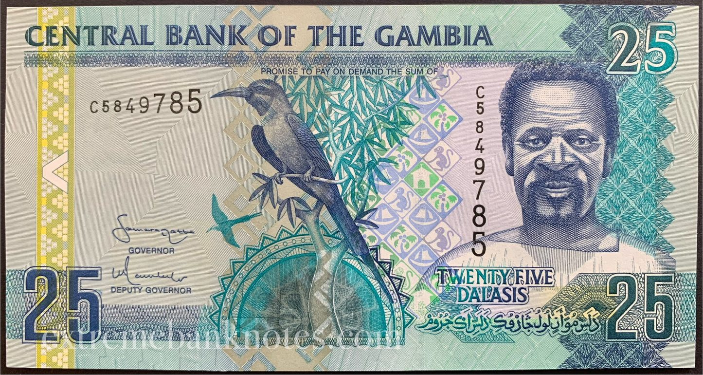 Gambia 25 Dalasis ND (2006) P-27a UNC