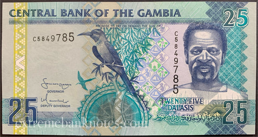 Gambia 25 Dalasis ND (2006) P-27a UNC