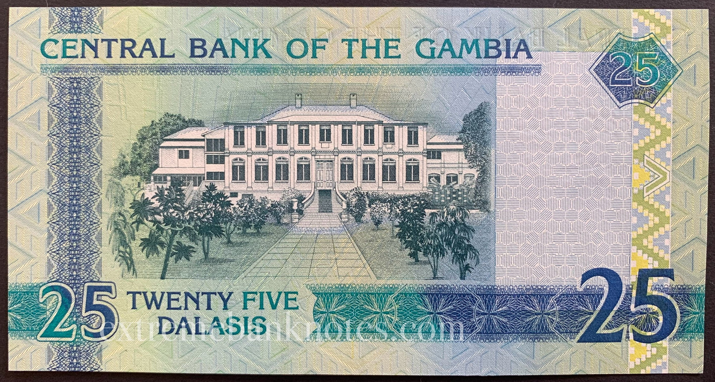 Gambia 25 Dalasis ND (2006) P-27a UNC