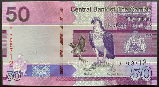 Gambia 50 Dalasis 2019 TBB-238a UNC