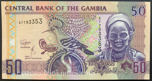 Gambia 50 Dalasis ND (2018) P-28d UNC