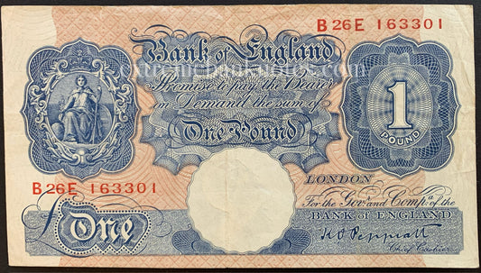 England 1 Pound ND (1940-1948) P-367 VF