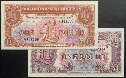British Armed Forces 1 Pound Set