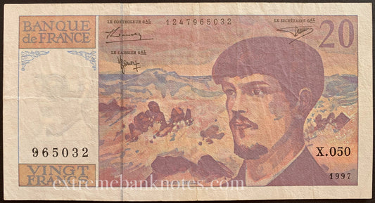 France 20 Francs 1997 P-151i VF