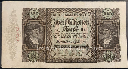 Germany 2,000,000 Mark 1923 P-89 F