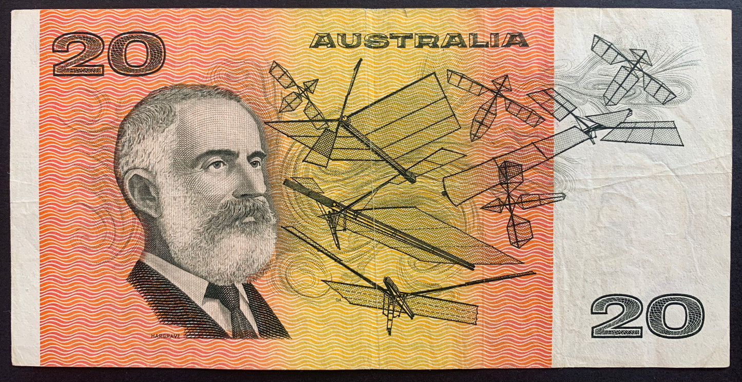 Australia 20 Dollars ND (1982-1984) P-46d VF