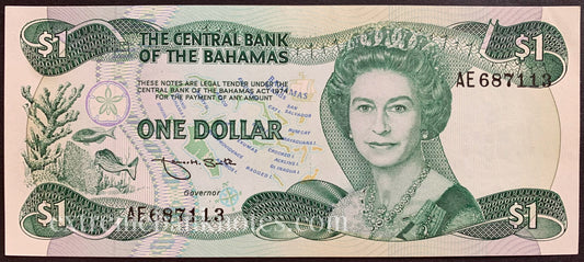 Bahamas 1 Dollar ND (1984) P-43b UNC
