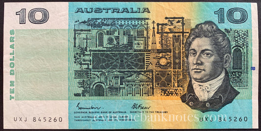 Australia 10 Dollars ND (1984-1989) P-45e VF