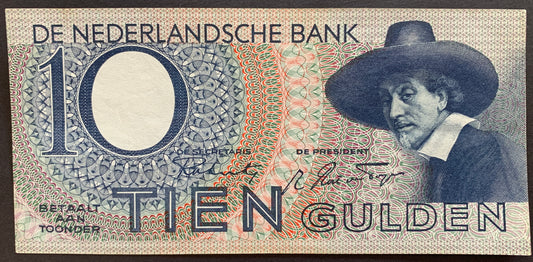 Netherlands 10 Gulden 1944 P-59 XF