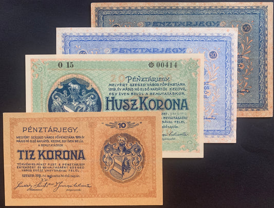 Hungary Korona Local Voucher Set (Szeged)