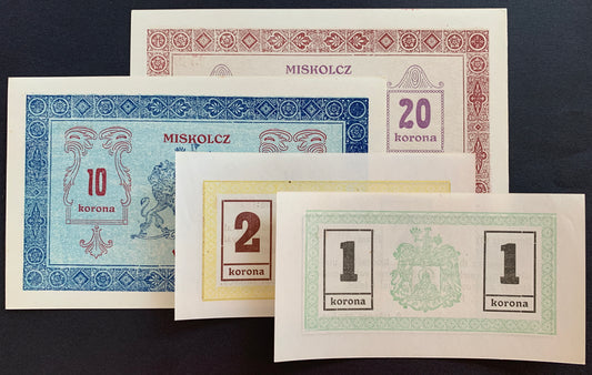 Hungary Korona Local Voucher Set (Miskolc)