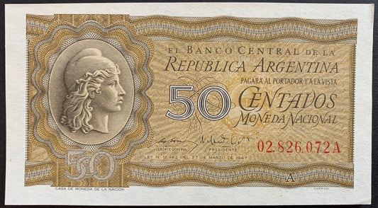 Argentina 50 Centavos ND (1950) P-259a UNC