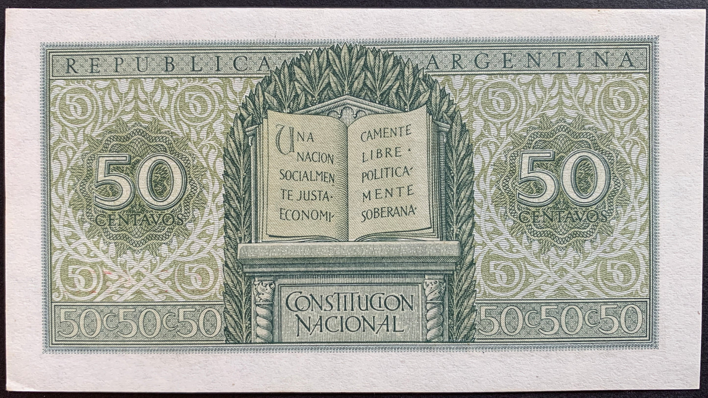 Argentina 50 Centavos ND (1950) P-259a UNC