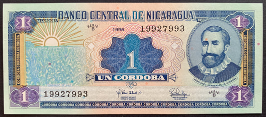 Nicaragua 1 Cordoba 1995 P-179 UNC
